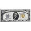 Image 1 : 1934A $10 North Africa WWII Emergency Issue Silver Certificate Note