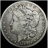 Image 1 : 1889-CC Silver Morgan Dollar VF RARE DATE, ONLY 350,000 MINTED