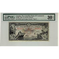 The Canadian Bank of Commerce, 1935 $10 #087027, CH-75-18-06