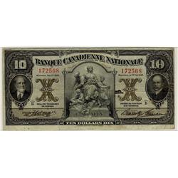 Banque Canadienne Nationale, 1929 $10 CH-85-12-04 VF. #17256