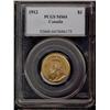 Image 1 : 1912 $5 Gold PCGS MS64.