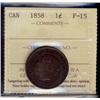 Image 1 : 1858 1¢ ICCS F15.