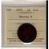 Image 1 : 1859 1¢ Nr 9 ICCS G6.