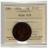 Image 1 : 1859 1c Wide 9/8 ICCS F12