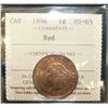Image 1 : 1¢ 1896 ICCS MS65RD.  A gem coin 90% red with gorgeous eye a