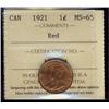 Image 1 : 1921 1¢ ICCS MS65RD