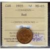 Image 1 : 1935 1¢ ICCS MS65RD.