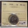 Image 1 : 1928  5¢ ICCS MS62