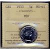 Image 1 : 1953 5¢ NSF ICCS MS65.