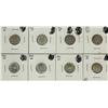 Image 1 : 1913 to 1942 10¢. Lot of 8 coins G to BU.  1913 BL 10¢ is of