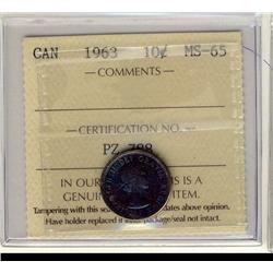 1963 10¢ ICCS MS65.