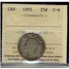 Image 1 : 1891 25¢ ICCS G4.