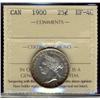 Image 1 : 1900 25¢ ICCS EF40.