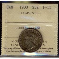 1900 25¢ ICCS F15.