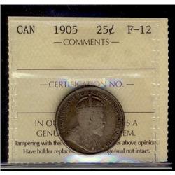1905 25¢ ICCS F12.