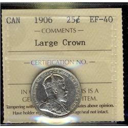 1906 25¢ ICCS EF40.