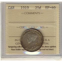 1919 25c ICCS EF-40