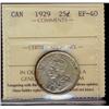 Image 1 : 1929 25¢ ICCS EF40.