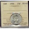 Image 1 : 1956 25¢ ICCS MS64.