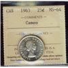 Image 1 : 1963 25¢ ICCS MS64 Cam.