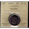 Image 1 : 2006P 25¢ Caribou ICCS MS65.