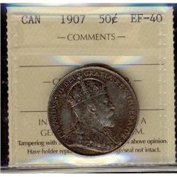 1907 50¢ ICCS EF40.