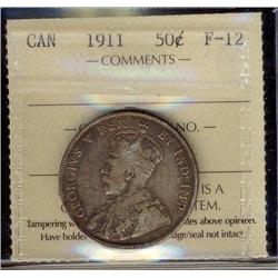 1911 50¢ ICCS F12.