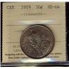 Image 1 : 1919 50¢ ICCS MS64.