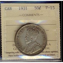 1931 50¢ ICCS F15.