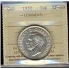 Image 1 : 1939 50¢ ICCS EF40.