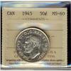 Image 1 : 1945 50¢ ICCS MS60.
