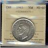 Image 1 : 1945 50¢ ICCS Ms60.