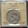 Image 1 : 1949 50¢ Hoof over 9 ICCS VF20.