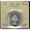 Image 1 : 1963 50¢ ICCS MS65.