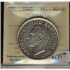 Image 1 : 1947 $1 Blunt ICCS AU50