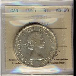 1955 $1 Arnprior ICCS MS60