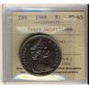 Image 1 : 1968 $1 EWL ICCS MS65.