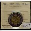 Image 1 : 2005 $2 ICCS MS64