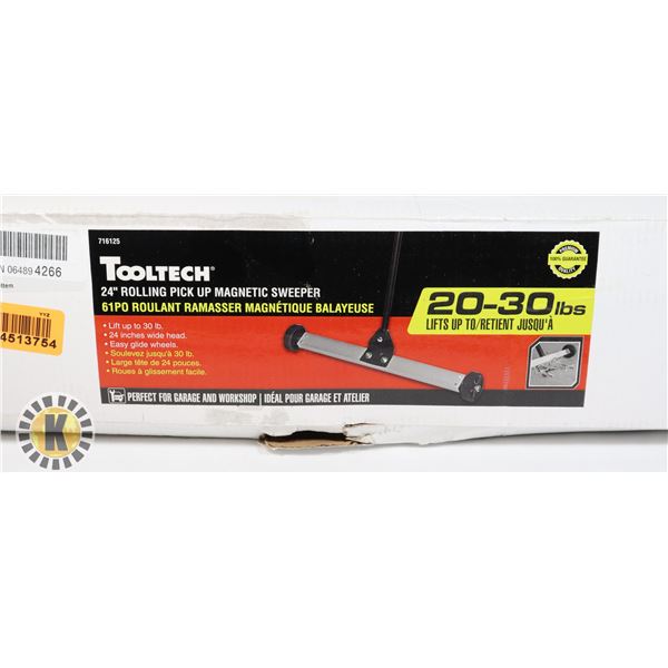 TOOLTECH ROLLING PICK UP MAGNETIC SWEEPER