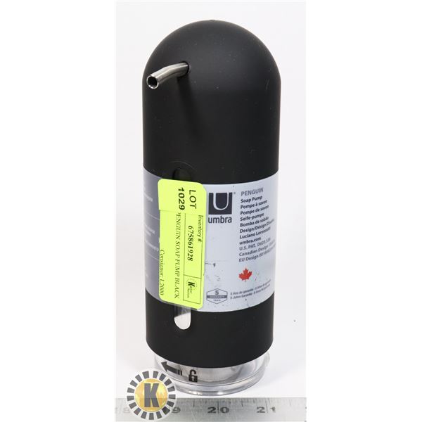 UMBRA PENGUIN SOAP PUMP BLACK