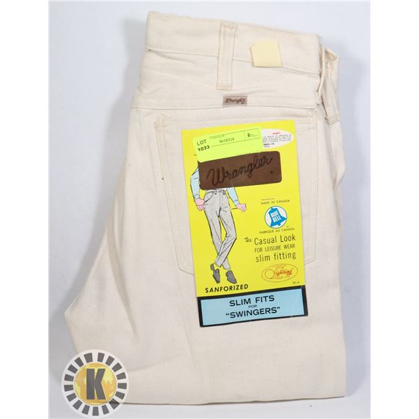 NEW VINTAGE WRANGLER SLIM FIT JEANS