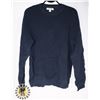 Image 1 : MENS NAVY RIBBED SWEATER SIZE L