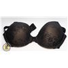 Image 1 : WOMENS 38B BLACK LACE OVER NUDE BRA