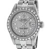 Image 1 : Rolex Ladies 26 Stainless Steel Slate Grey Diamond 26MM Datejust Wristwatch