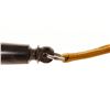Image 4 : Hermes Yellow Brown Leather Whistle Necklace