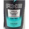 Image 2 : AXE Apollo Clean & Fresh Body Wash-Sage & Cedarwood Scent (2 x 473ml)