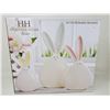 Image 1 : Heritage Home Easter Set of 3 Ceramic Bunnies