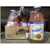 Image 2 : Snapple Strawberry/Kiwi Fruit Drink 12X473ml