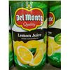 Image 2 : Del Monte Lemon Juice From Concentrate 12X946ml