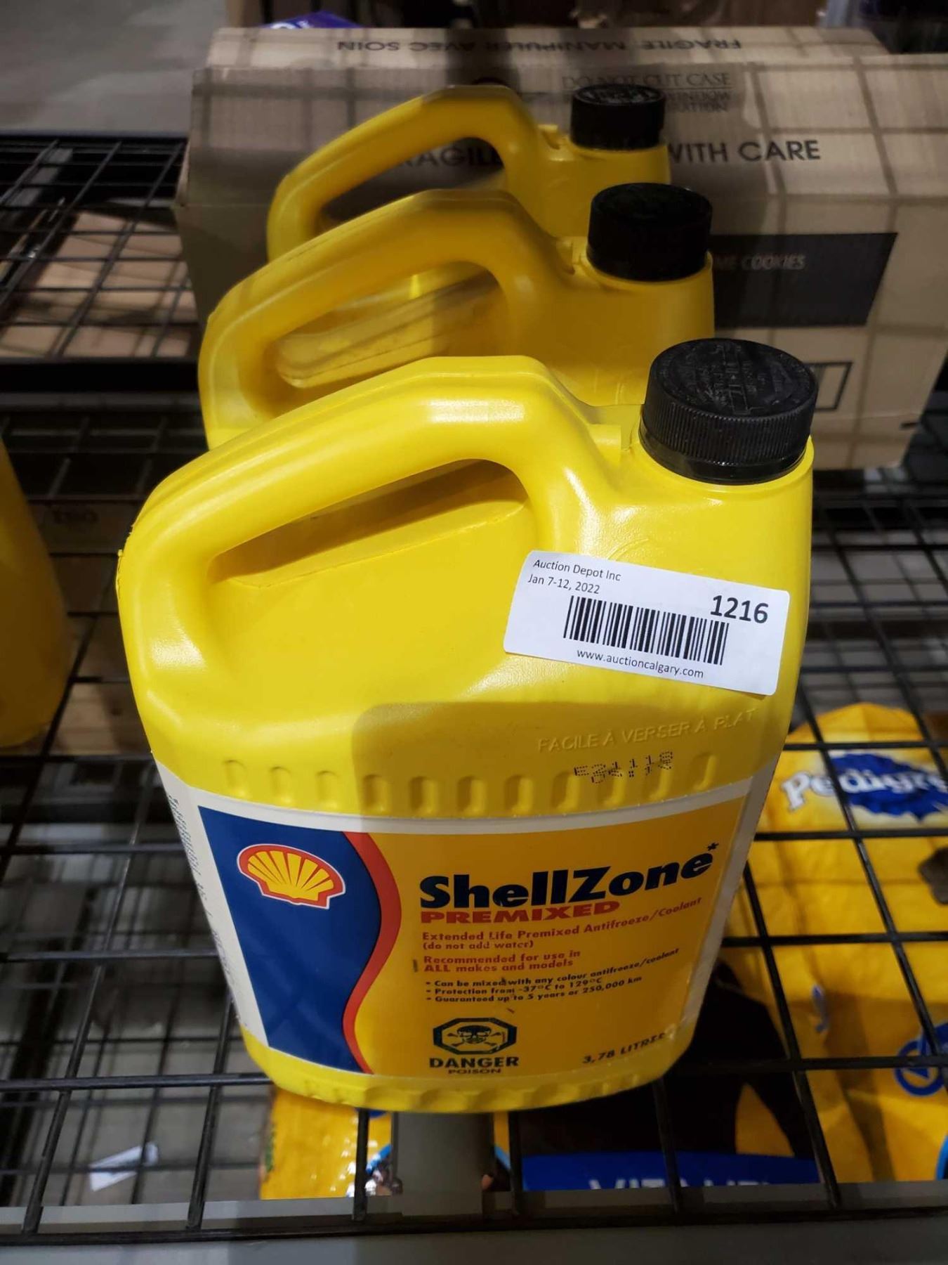 Shell Zone Premixed Extended Life Antifreeze/Coolant 3X3.78L